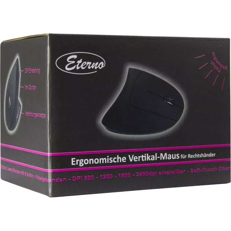 Maus Inter-Tech KM-206WR USB Typ-A Optisch 2400 DPI