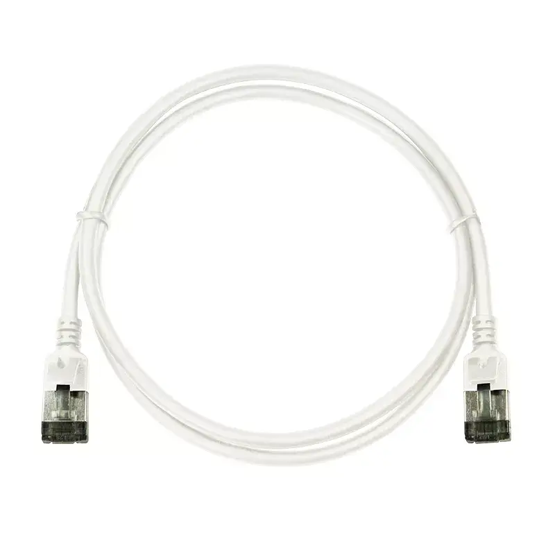 Netzwerkkabel LogiLink Ultraflex SlimLine RJ-45 Cat6a 1 m Weiß