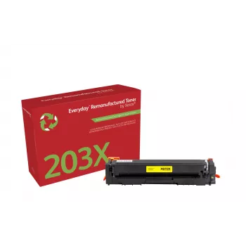Everyday™ Gelber remanufactured Toner von Xerox, kompatibel mit HP 203X (CF542X), Hohe Kapazität