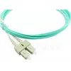 BlueOptics 055702K512000030M-BO Duplex LWL-Patchkabel, LC/UPC auf SC/UPC, OM3 50/125 µm, 30 m, Beige