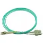 BlueOptics 055702K512000030M-BO Duplex LWL-Patchkabel, LC/UPC auf SC/UPC, OM3 50/125 µm, 30 m, Beige