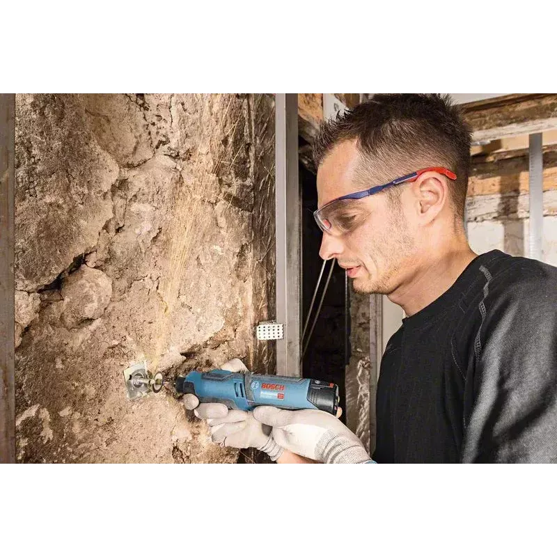 Bosch GRO 10.8 V-LI Professional Akku-Drehwerkzeug, 3,2 mm Spannzange, 2 Akkus