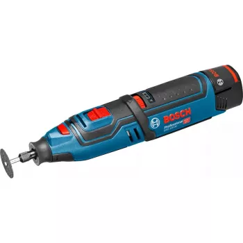 Bosch GRO 10.8 V-LI Professional Akku-Drehwerkzeug, 3,2 mm Spannzange, 2 Akkus