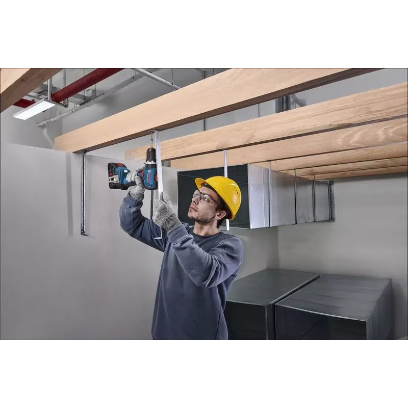 Bosch GSB 18V-65 Professional Akku-Schlagbohrschrauber, 18 V, Solo (ohne Akku und Ladegerät), L-BOXX, blau