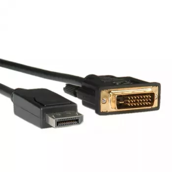 DisplayPort-Kabel ROLINE DP-DVI (24+1) LSOH M/M 3 m
