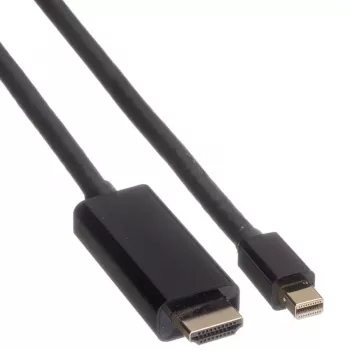 Mini DisplayPort-Kabel ROLINE Mini DP-UHDTV M/M 1 m