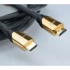 HDMI-Kabel ROLINE 11.04.5802 2m Typ A Stecker auf Stecker Schwarz Gold