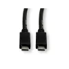 USB Kabel ROLINE Grün 11.44.9056 USB 3.2 Gen 2 1m USB C Schwarz