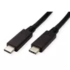 USB Kabel ROLINE Grün 11.44.9056 USB 3.2 Gen 2 1m USB C Schwarz