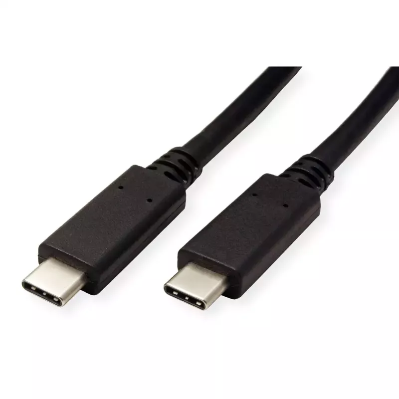 USB Kabel ROLINE Grün 11.44.9056 USB 3.2 Gen 2 1m USB C Schwarz