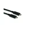 USB Kabel ROLINE Grün 11.44.9056 USB 3.2 Gen 2 1m USB C Schwarz
