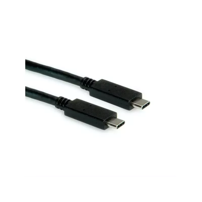 USB Kabel ROLINE Grün 11.44.9056 USB 3.2 Gen 2 1m USB C Schwarz