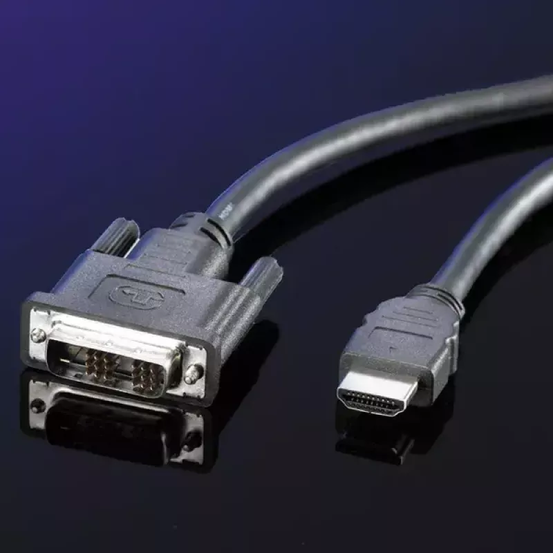 Monitorkabel VALUE DVI (18+1) - HDMI M/M 10 m