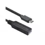ROLINE USB-Kabel 12.04.1066 USB 3.2 Gen 1 10m USB C USB A Schwarz