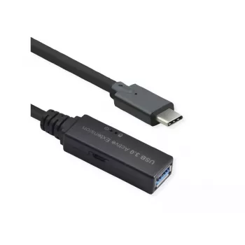 ROLINE USB-Kabel 12.04.1068 USB 3.2 Gen 1 20 m USB C USB A Schwarz