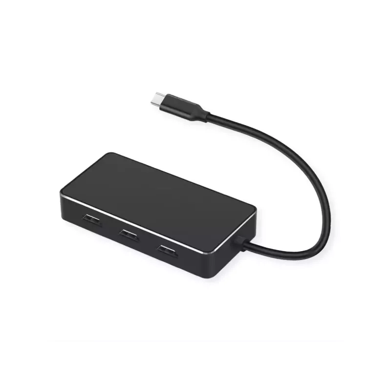 Videokabel-Adapter VALUE 12.99.1031 0,19 m USB Type-C 3 x HDMI Schwarz