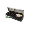 Safescan SD-4617S Geldlade mit Klappdeckel, Schwarz/Silber (132-0498)