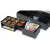 Safescan SD-4617S Geldlade mit Klappdeckel, Schwarz/Silber (132-0498)