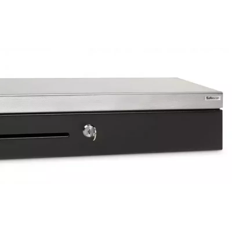 Safescan SD-4617S Geldlade mit Klappdeckel, Schwarz/Silber (132-0498)