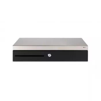 Safescan SD-4617S Geldlade mit Klappdeckel, Schwarz/Silber (132-0498)
