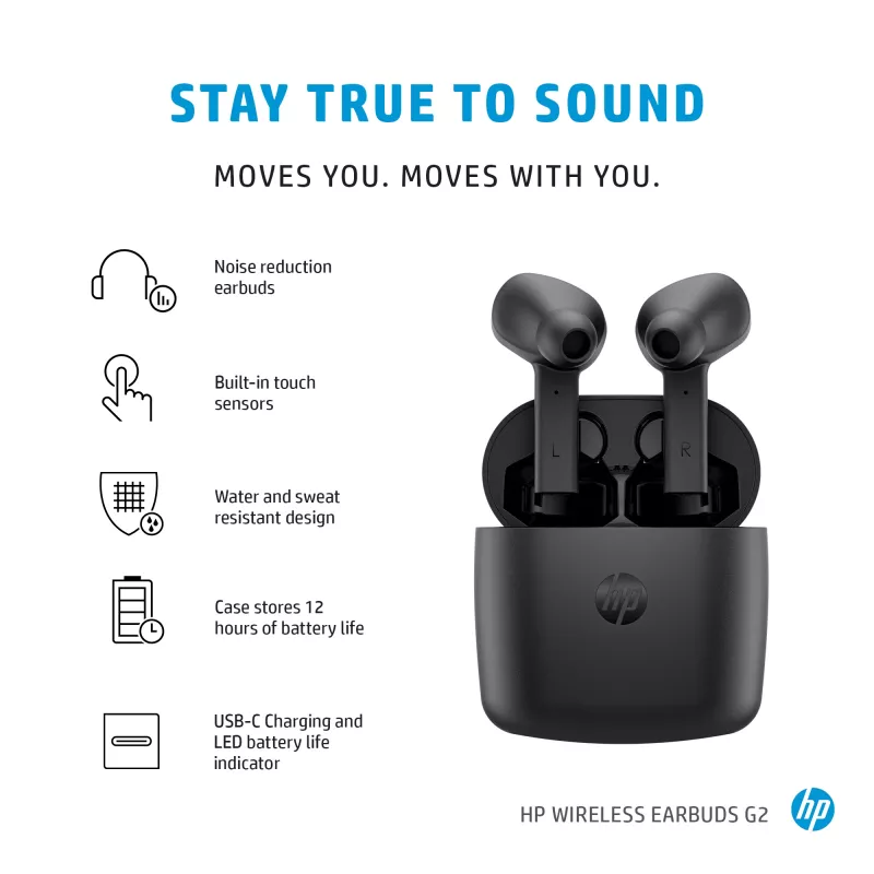 Kopfhörer HP Wireless Earbuds G2