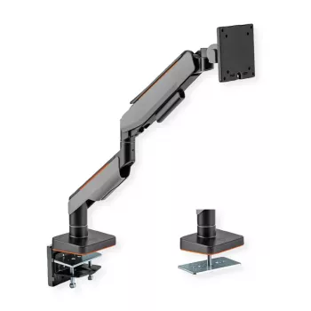 Monitorhalterung ROLINE 17031108 124,5 cm 20 kg Klemme Schwarz Grau