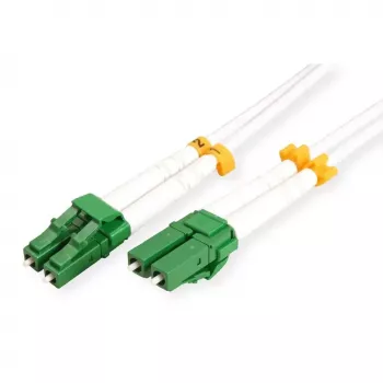 ROLINE InfiniBand/Glasfaserkabel 15 m 2x LC OS2 Weiß