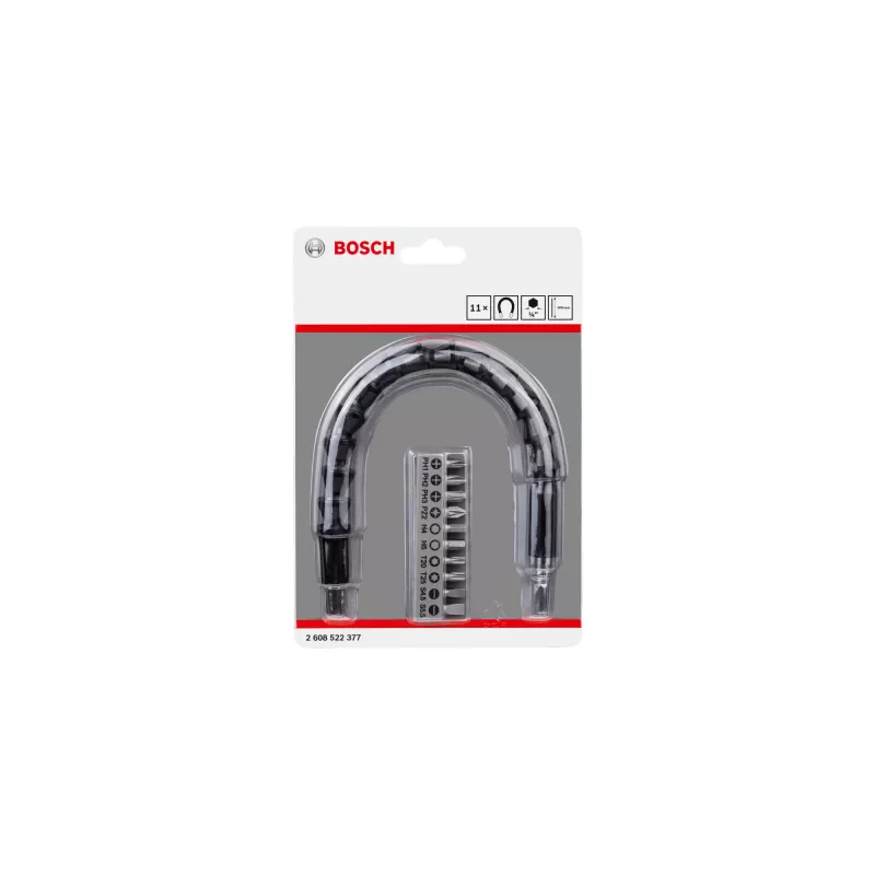 Bosch Bit-Set, 11 Stk., Schlitz/Pozidriv/Phillips/Torx/Innensechskant (2608522377)