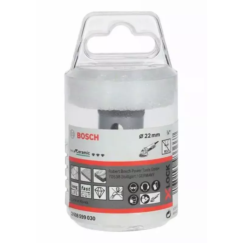 Bosch X-LOCK Best for Ceramic DRYspeed Diamant-Trockenbohrer, 22 mm, 2608599030