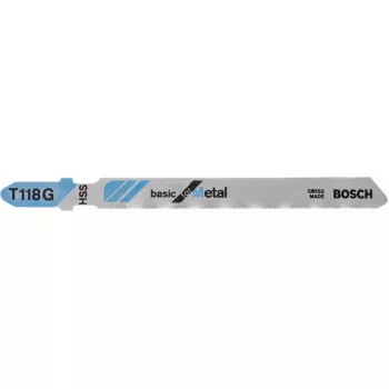 Stichsägeblatt Bosch T 118 G Basic for Metal HSS