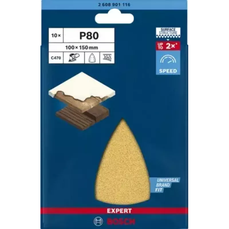 Bosch 2 608 901 116 Rotationswerkzeug Schleif-/Schmirgelzubehör Holz Schleifblatt
