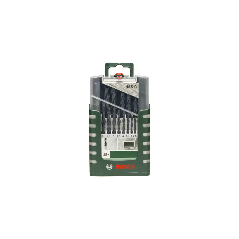 Bosch 2609255131 HSS-R Metall-Spiralbohrer-Set 19 Stk., DIN 338