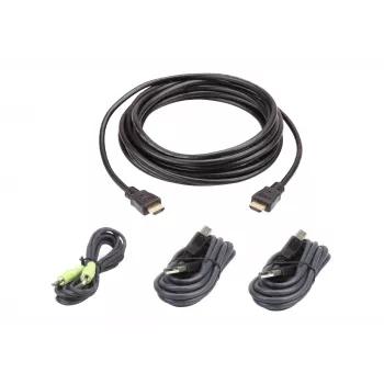 ATEN 2L-7D03UHX4 USB-HDMI-Secure-KVM-Kabelset, 3 m
