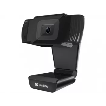 Sandberg USB Webcam 480P Saver, 0,3 MP, 640 x 480 Pixel, 30 fps, 640x480@30fps, 480p, Auto