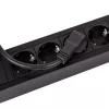 Power Extension Bachmann PRIMO 2 2m 6 AC Outlets Indoor Schwarz