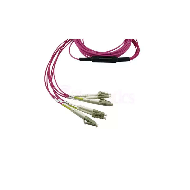 BlueOptics 3HE13896AA-5-BO MPO auf 4x LC Duplex Breakout-Patchkabel, OM4 50/125 µm, LC/UPC, 5 m