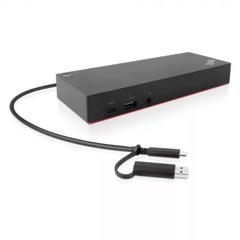 Lenovo ThinkPad Hybrid USB-C mit USB-A-Dock Kabelgebunden USB 3.2 Gen 2 (3.1 Gen 2) Typ-C Schwarz