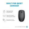 HP 235 schlank Wireless Maus, beidhändig, optisch, RF Wireless, 1600 DPI, Schwarz