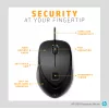 HP USB Fingerprint Maus USB Type-A