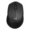Logitech M330 SILENT PLUS — Funkmaus, rechtshändig, 1000 DPI, 3 Tasten, Scrollrad, schwarz, batteriebetrieben