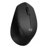 Logitech M330 SILENT PLUS — Funkmaus, rechtshändig, 1000 DPI, 3 Tasten, Scrollrad, schwarz, batteriebetrieben