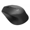 Logitech M330 SILENT PLUS — Funkmaus, rechtshändig, 1000 DPI, 3 Tasten, Scrollrad, schwarz, batteriebetrieben
