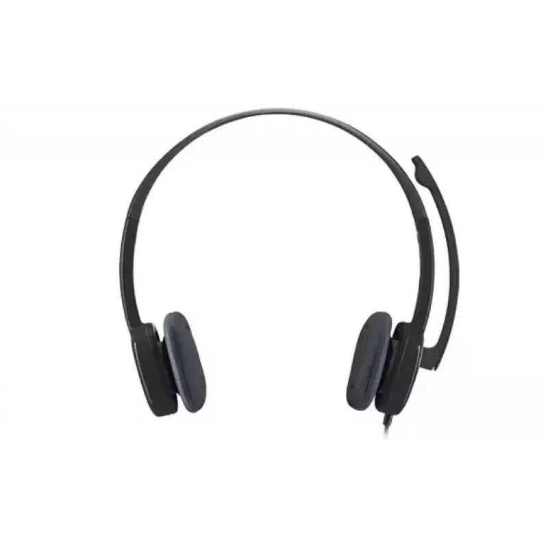 Logitech H151 Stereo-Headset mit geräuschunterdrückendem Mikrofon, kabelgebunden, schwarz