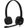 Logitech H151 Stereo-Headset mit geräuschunterdrückendem Mikrofon, kabelgebunden, schwarz