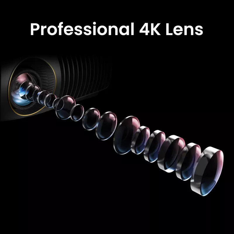 BenQ W5850 Standard-Objektivprojektor 2600 ANSI Lumen DLP UHD 4K (3840x2160) 3D Schwarz
