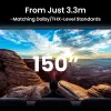 BenQ W5850 Standard-Objektivprojektor 2600 ANSI Lumen DLP UHD 4K (3840x2160) 3D Schwarz