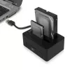 ACT AC1504 Dual-HDD-Docking-Station, USB 3.2 Gen 1, Schwarz