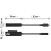 ACT AC1525 Kabeladapter USB-C auf SATA 7-polig + 15-polig, Schwarz