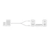 ACT 5 Meter hochwertiges Audioverbindungskabel 1x 3,5 mm Klinkenstecker – 2x Cinch-Stecker