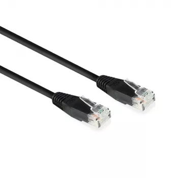 ACT Black 2,0 m U/UTP CAT6 Patchkabel mit RJ45-Steckern